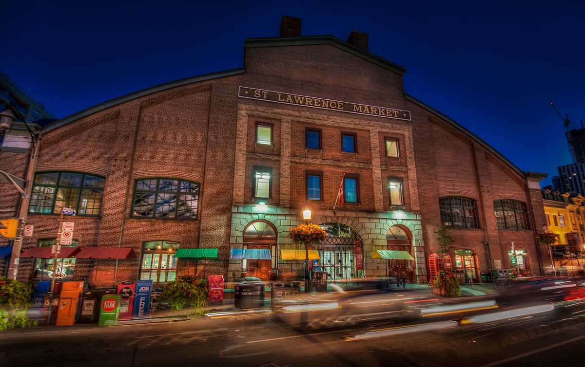 Main entrance to Toronto's St Lawrence Market